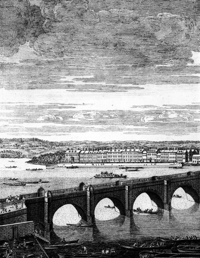 Veduta del Ponte di Westminster da English School